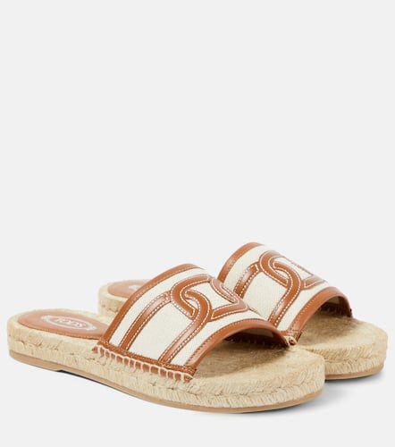 Tod's Leather-trimmed sandals - Tod's - Modalova