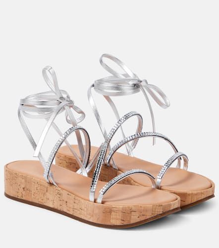 Morfi leather platform sandals - Ancient Greek Sandals - Modalova