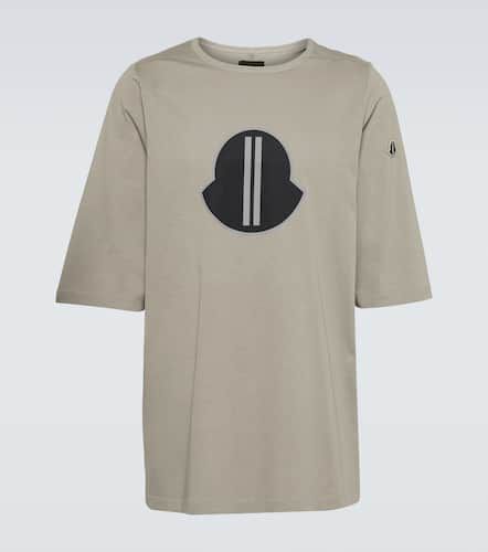 X Rick Owens T-Shirt aus Baumwoll-Jersey - Moncler Genius - Modalova