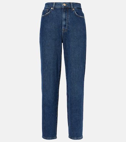 High-Rise Cropped Straight Jeans - 7 For All Mankind - Modalova