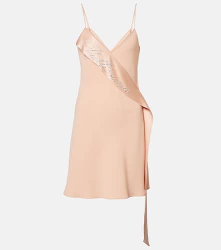 Envers crystal-embellished logo slip dress - Blumarine - Modalova