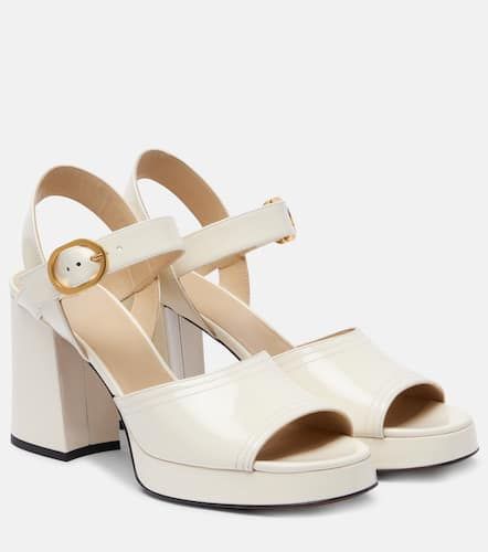 Sandali Fawcette 100 in pelle con plateau - Valentino Garavani - Modalova