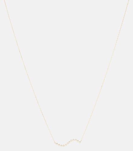Halskette aus 14kt Gelbgold mit Diamanten - Mateo - Modalova