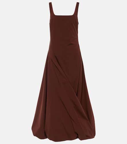 Olivia draped cotton-blend poplin midi dress - Simkhai - Modalova