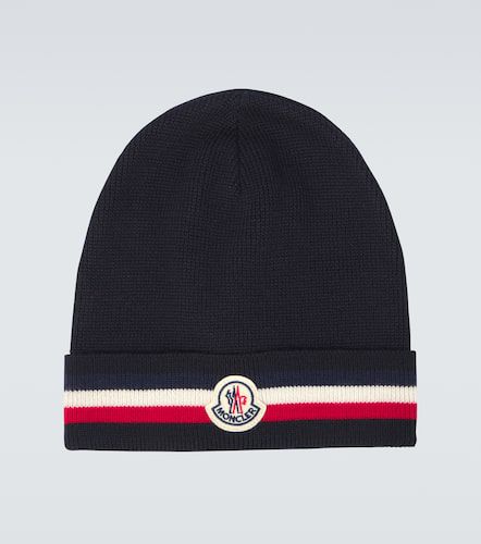 Moncler Gorro de lana con logo - Moncler - Modalova