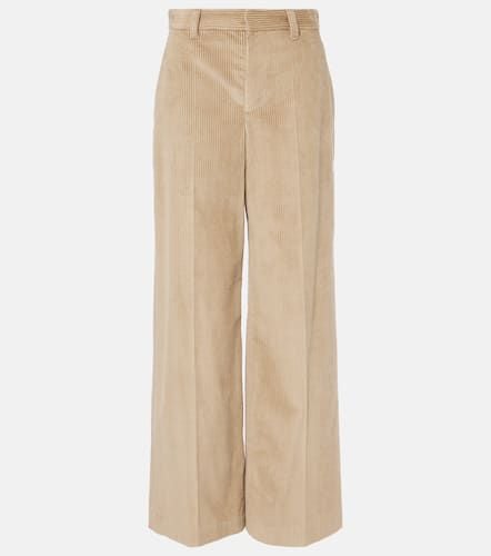 Weite High-Rise-Hose aus Cord - Brunello Cucinelli - Modalova