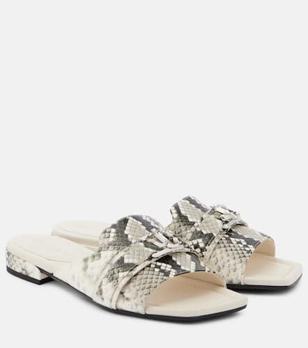 Nako snake-effect leather slides - Jimmy Choo - Modalova