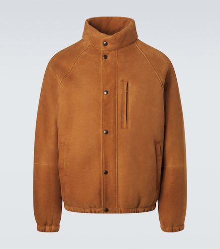Shearling-lined suede jacket - A.Presse - Modalova