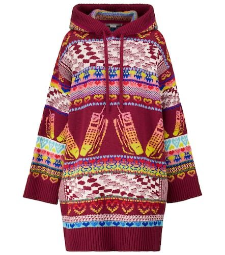 Hoodie-Kleid aus einem Wollgemisch - Stella McCartney - Modalova