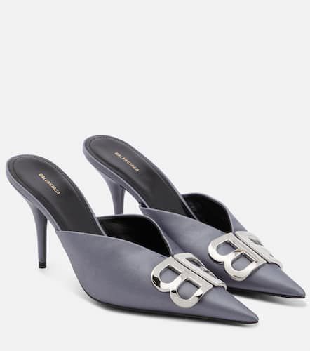 Balenciaga Mules BB aus Satin - Balenciaga - Modalova