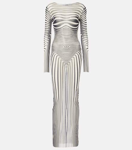 Abito midi Body Morphing a righe - Jean Paul Gaultier - Modalova