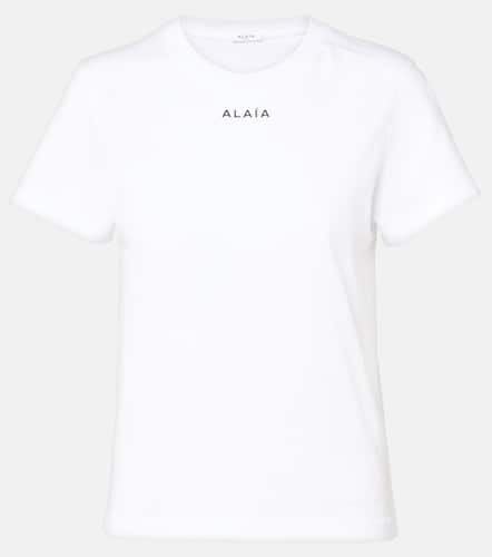 Alaïa Bedrucktes T-Shirt aus Baumwoll-Jersey - Alaia - Modalova