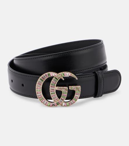 Verzierter Gürtel GG Marmont aus Leder - Gucci - Modalova