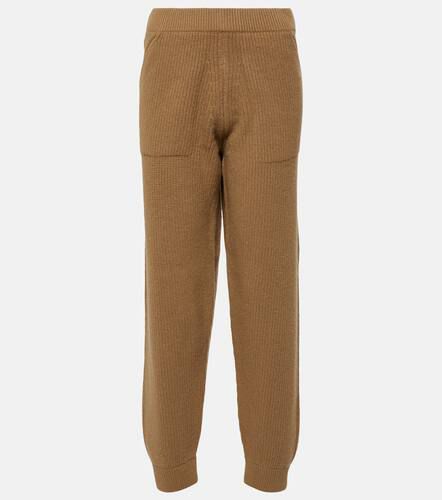 Wool and cashmere-blend sweatpants - Moncler - Modalova