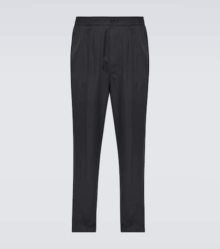 Cotton and silk straight pants - Tom Ford - Modalova