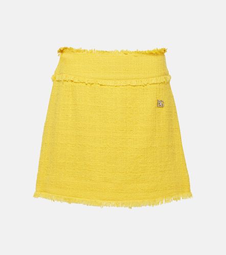 Minifalda de tweed de mezcla de algodón - Dolce&Gabbana - Modalova