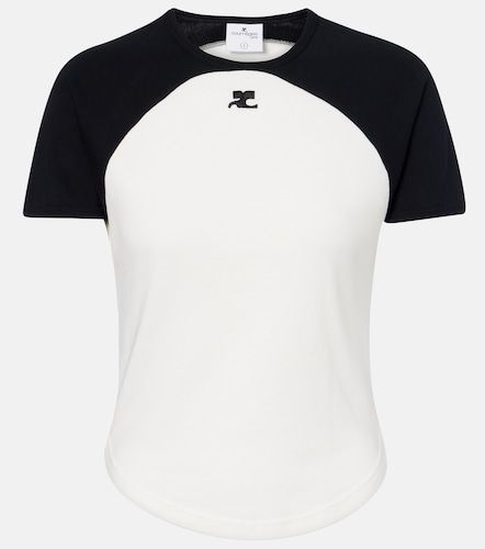 Courrèges Camiseta Circle de jersey de algodón - Courreges - Modalova