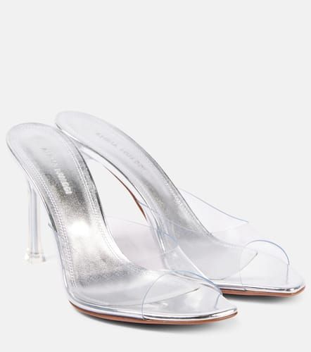 Mules Alexa Glass 95 in PVC - Amina Muaddi - Modalova