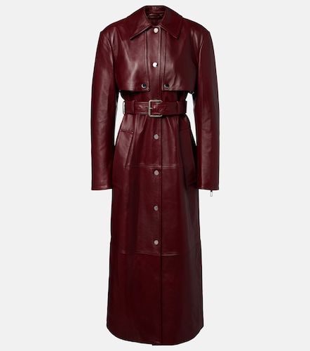 Sportmax Paste leather trench coat - Sportmax - Modalova