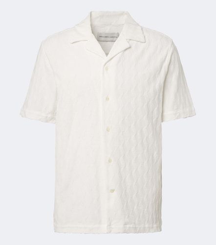 Camicia bowling in misto cotone con spugna - Frescobol Carioca - Modalova