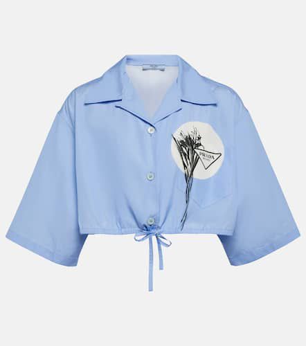 Prada Camisa floral cropped - Prada - Modalova