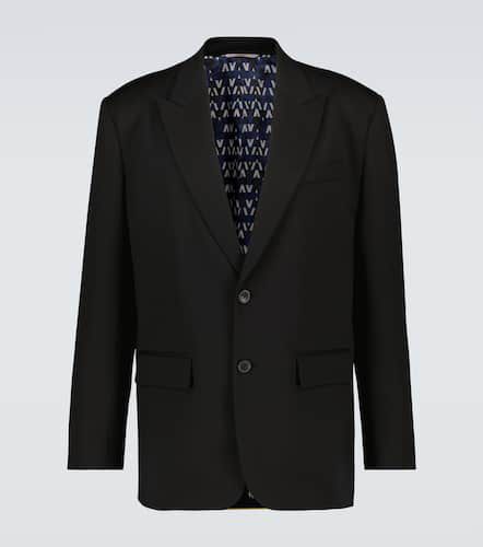 Single-breasted wool-blend blazer - Valentino - Modalova