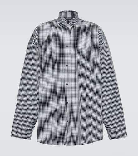 Oversize-Hemd aus einem Baumwollgemisch - Balenciaga - Modalova