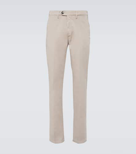 Pantalones chinos de sarga de algodón - Canali - Modalova