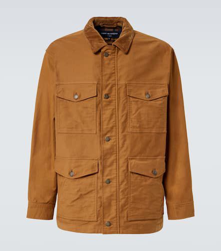 Comme des GarÃ§ons Corduroy-trimmed cotton jacket - Comme des Garcons Homme - Modalova