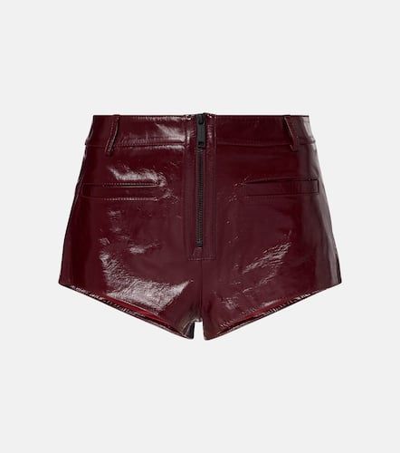 Short en cuir à taille haute - Self-Portrait - Modalova