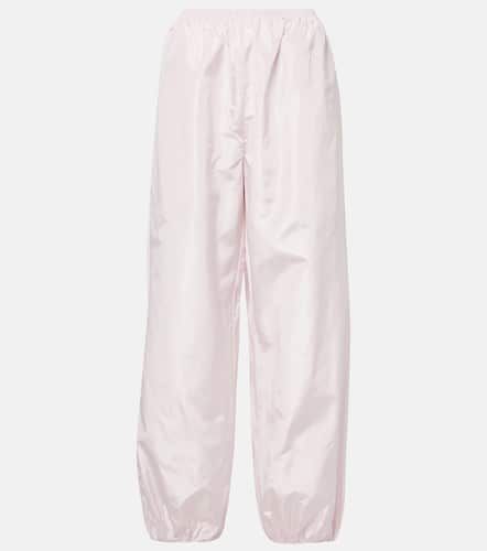 Alaïa Pantalones anchos abullonados de seda - Alaia - Modalova