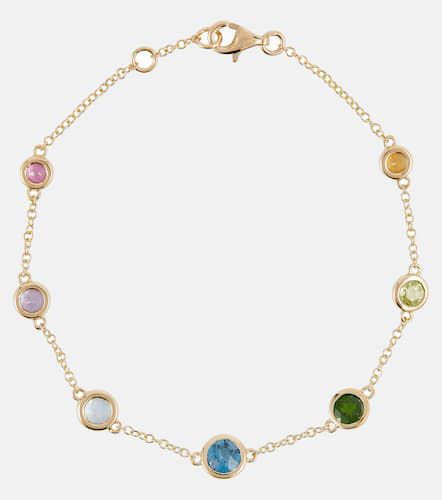 Armband Rainbow Bezel Drop aus 18kt Gelbgold mit Edelsteinen - Shay Jewelry - Modalova