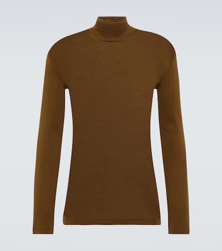 Turtleneck cotton jersey top - Lemaire - Modalova