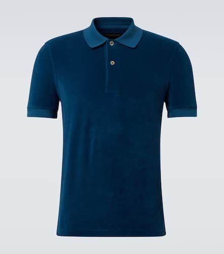 Polo in velluto di misto cotone - Tom Ford - Modalova