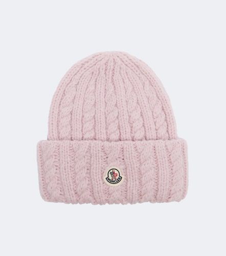 Berretto in misto alpaca e lana a trecce - Moncler - Modalova