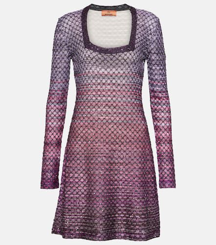 Verziertes Minikleid aus Häkelstrick - Missoni - Modalova