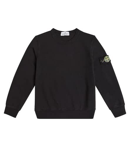 Compass cotton sweatshirt - Stone Island Junior - Modalova