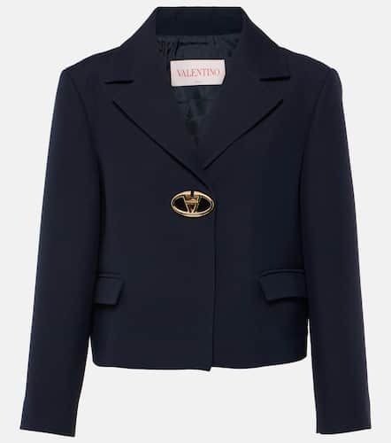 Blazer cropped de Crepe Couture - Valentino - Modalova