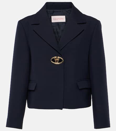 Blazer cropped de Crepe Couture - Valentino - Modalova