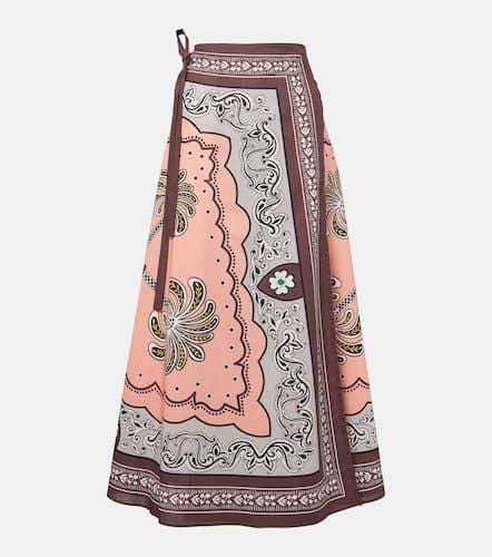 Flipper printed cotton maxi skirt - La DoubleJ - Modalova