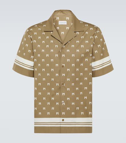 Camisa bowling de popelín de algodón estampada - Moncler - Modalova