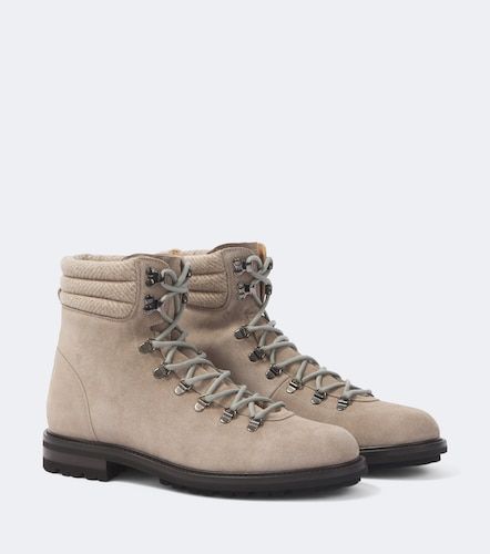 Kiton Stivaletti stringati in suede - Kiton - Modalova