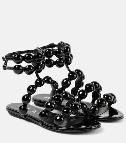 Alaia Sphere leather sandals - Alaia - Modalova