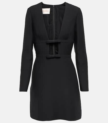 Cutout wool and silk minidress - Valentino - Modalova