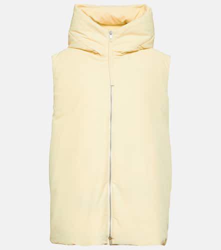 Oversized hooded down vest - Jil Sander - Modalova