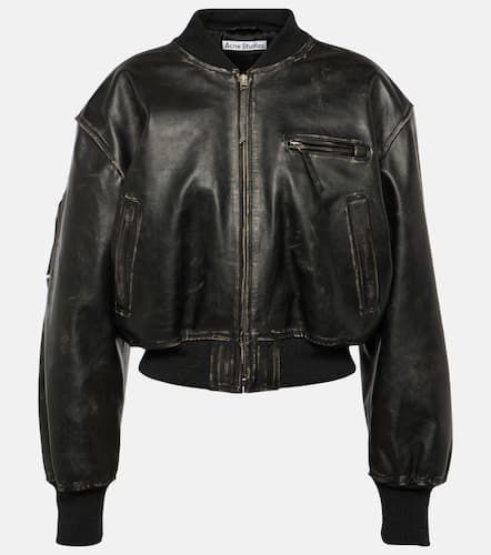 Bomber New Lomber de piel - Acne Studios - Modalova