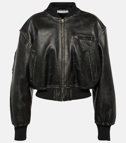 New Lomber leather bomber jacket - Acne Studios - Modalova