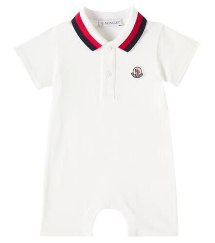 Baby - Jumpsuit corta in misto cotone - Moncler Enfant - Modalova