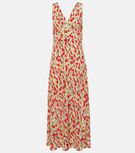 Sandrine floral silk midi dress - Rixo - Modalova