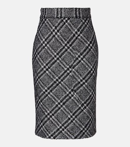 Checked wool-blend miniskirt - Dolce&Gabbana - Modalova